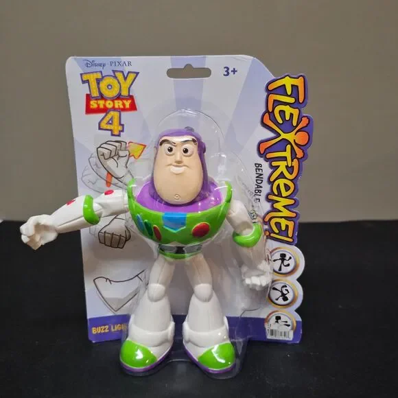 New Toy Story 4 Buzz Lightyear Flextreme Toy Bendable 7 Inch - Picture 1 of 2